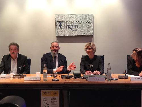 L'assessore FVG alle Finanze, Barbara Zilli, all'incontro organizzato dalla Fondazione Friuli